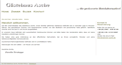Desktop Screenshot of pension-asche.de